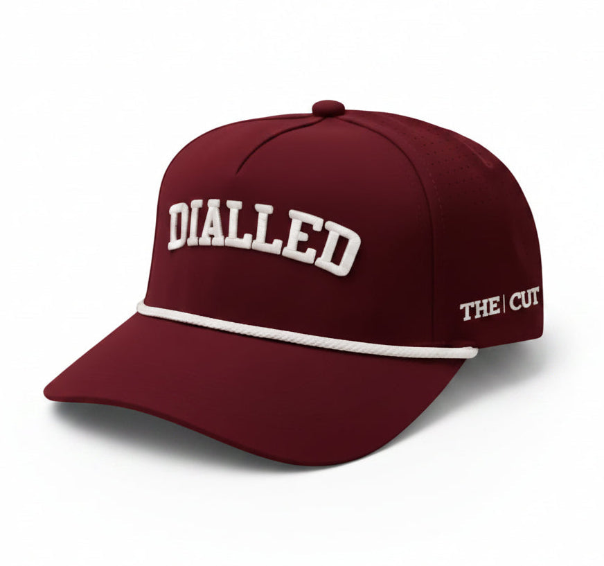 DIALLED Rope Cap - Burgundy