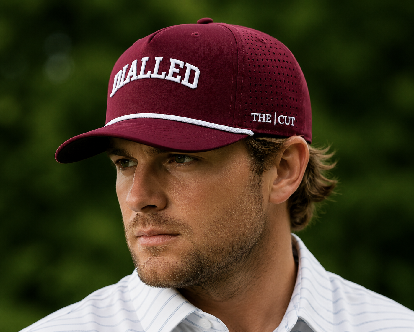 DIALLED Rope Cap - Burgundy