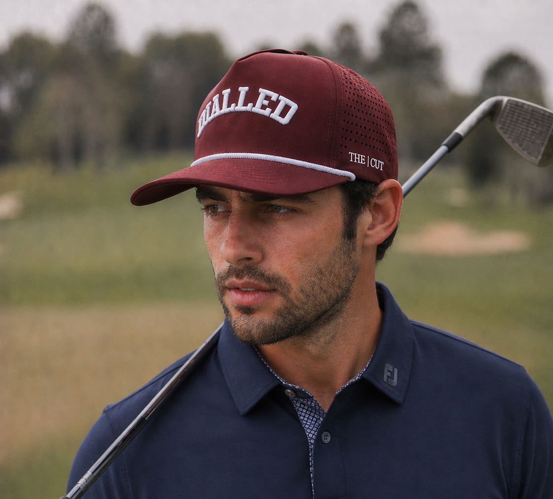 DIALLED Rope Cap - Burgundy