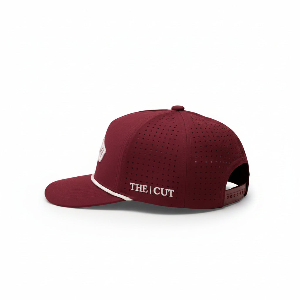 DIALLED Rope Cap - Burgundy